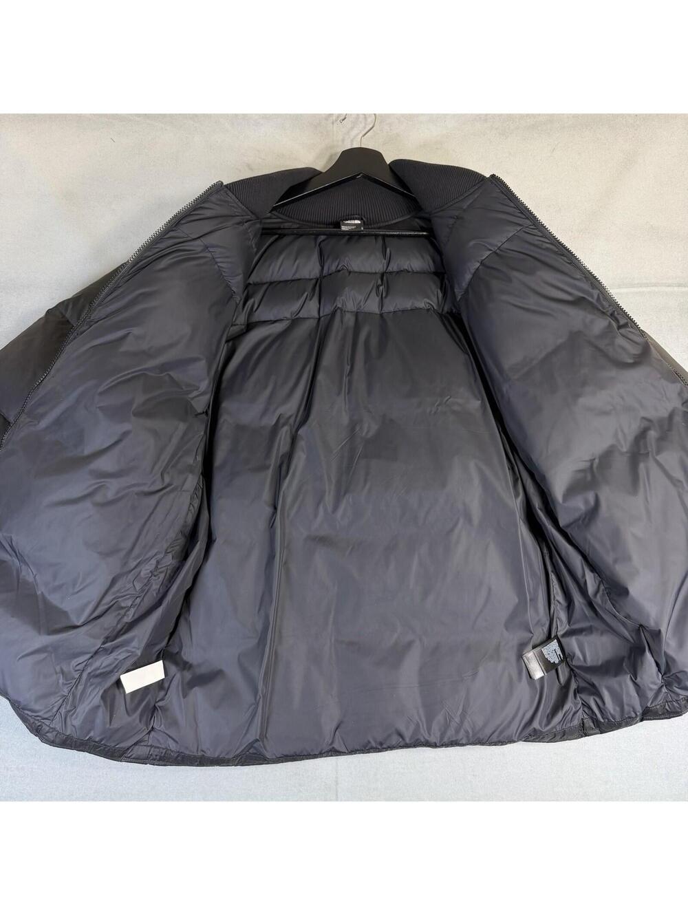 The North Face Nordic Puffer Down Jacket Mens Large Black Coat NF0A5ITG - Picture 4 of 9